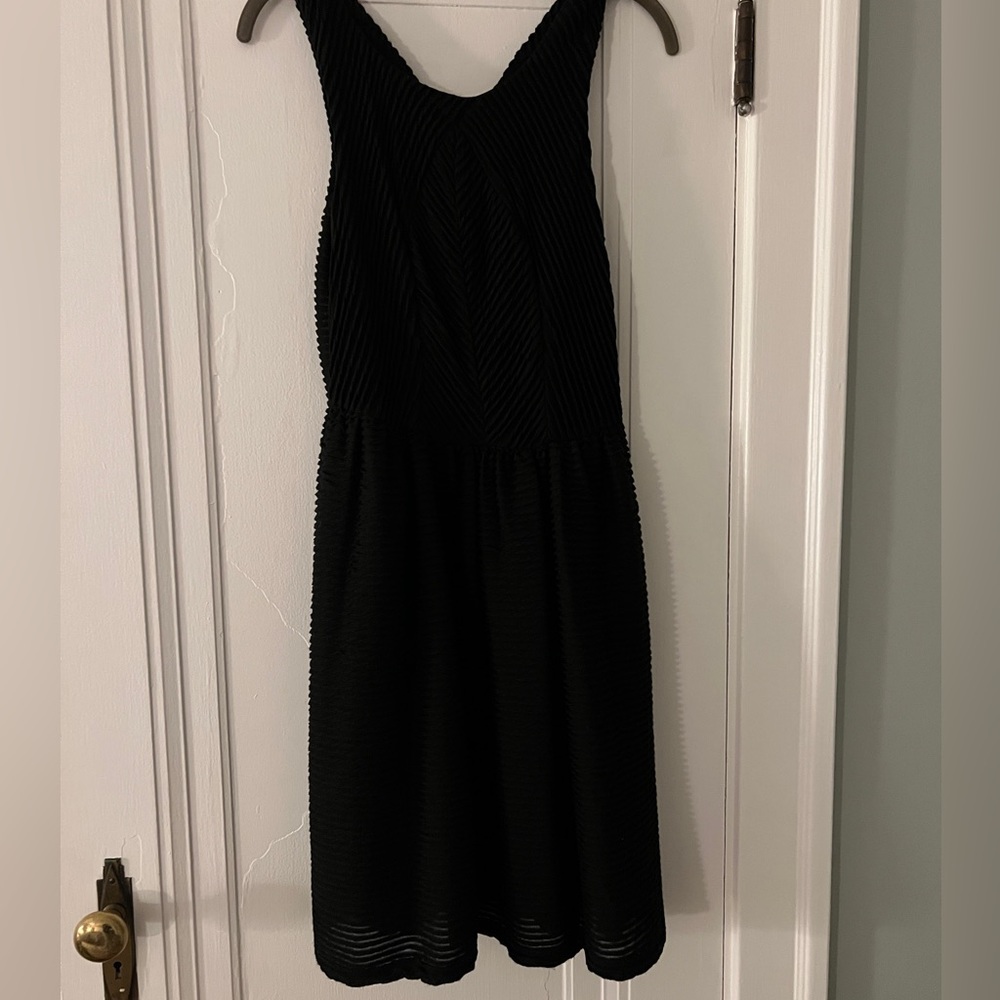 Bordeaux black dress, from Anthropologie